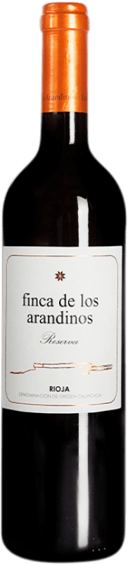 17,95 € Envio grátis | Vinho tinto Finca de Los Arandinos Reserva D.O.Ca. Rioja La Rioja Espanha Tempranillo Garrafa 75 cl