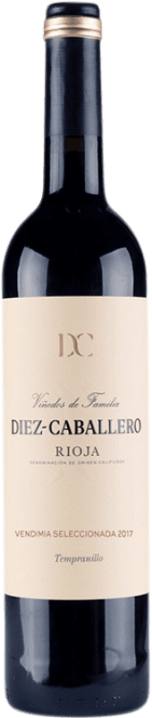 26,95 € Kostenloser Versand | Rotwein Diez-Caballero VS Vendimia Seleccionada — Ausgewählte Weinlese D.O.Ca. Rioja Baskenland Spanien Tempranillo 75 cl