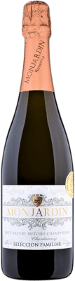 18,95 € Бесплатная доставка | Белое игристое Castillo de Monjardín Природа Брута Резерв D.O. Navarra Наварра Испания Chardonnay бутылка 75 cl