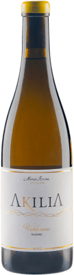 34,95 € Envío gratis | Vino blanco Akilia Valdesacia D.O. Bierzo Castilla y León España Palomino Fino, Doña Blanca Botella 75 cl