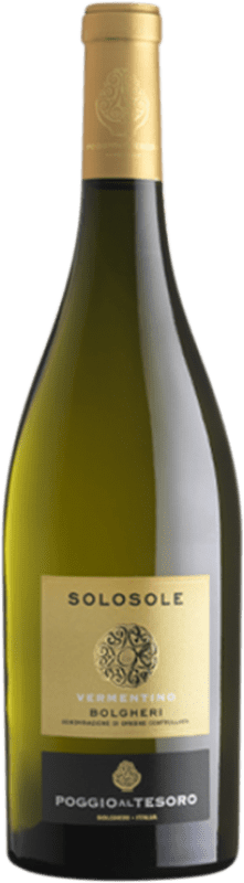 19,95 € Envío gratis | Vino Blanco Allegrini Poggio al Tesoro Solosole D.O.C. Bolgheri Toscana Italia Vermentino 75 cl