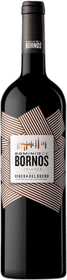 16,95 € Spedizione Gratuita | Vino rosso Palacio de Bornos Dominio Crianza D.O. Ribera del Duero Castilla y León Spagna Tempranillo Bottiglia 75 cl