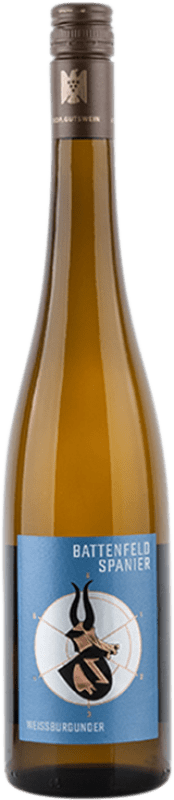 14,95 € 送料無料 | 白ワイン Battenfeld Spanier ドライ Q.b.A. Rheinhessen Rheinhessen ドイツ Pinot White ボトル 75 cl