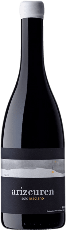 58,95 € Free Shipping | Red wine Arizcuren Solograciano D.O.Ca. Rioja The Rioja Spain Graciano Bottle 75 cl