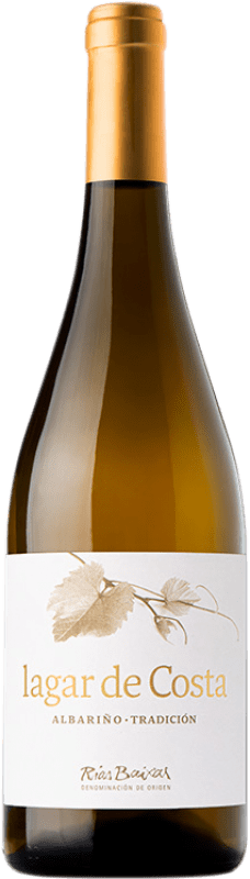19,95 € Kostenloser Versand | Weißwein Lagar de Costa Tradición D.O. Rías Baixas Galizien Spanien Albariño Flasche 75 cl