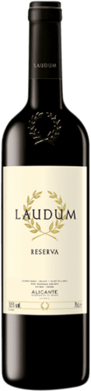 13,95 € Free Shipping | Red wine Bocopa Laudum Reserve D.O. Alicante Valencian Community Spain Merlot, Cabernet Sauvignon, Monastrell Bottle 75 cl