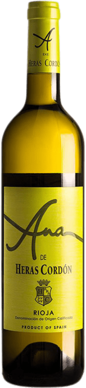 10,95 € Envoi gratuit | Vin blanc Heras Cordón Ana D.O.Ca. Rioja La Rioja Espagne Viura Bouteille 75 cl