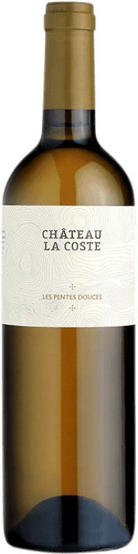 31,95 € Free Shipping | White Wine Château La Coste Les Pentes Douces Crianza — Aged A.O.C. Côtes de Provence Provence France Garnacha — Grenache, Sauvignon, Vermentino Eco — Organic Bottle 75 cl
