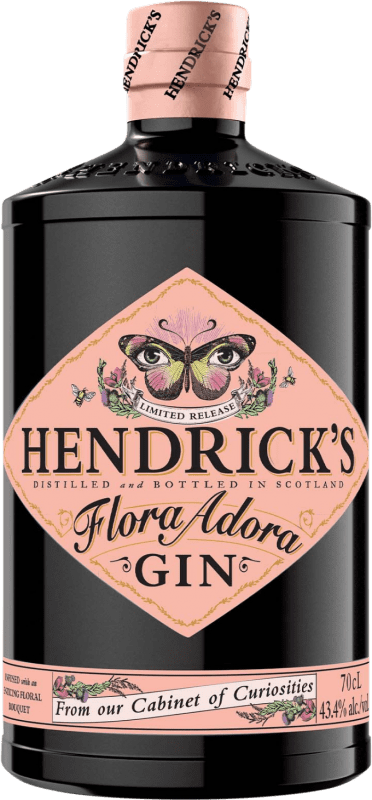 47,95 € Envío gratis | Ginebra Hendrick's Flora Adora Escocia Reino Unido Botella 70 cl