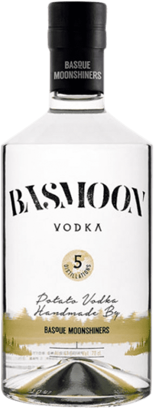 29,95 € Free Shipping | Vodka Basque Moonshiners Basmoon Spain 70 cl