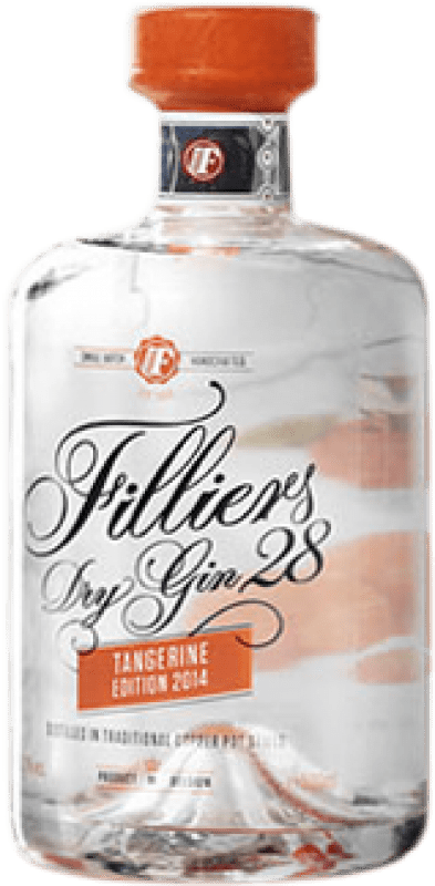 31,95 € Kostenloser Versand | Gin Gin Filliers 28 Tangerine Dry Gin Belgien Flasche 70 cl