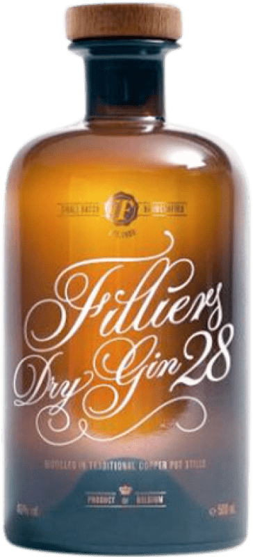 29,95 € Free Shipping | Genever Gin Filliers 28 Belgium Medium Bottle 50 cl