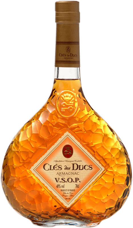 35,95 € Kostenloser Versand | Armagnac Cles des Ducs V.S.O.P. Frankreich Flasche 70 cl