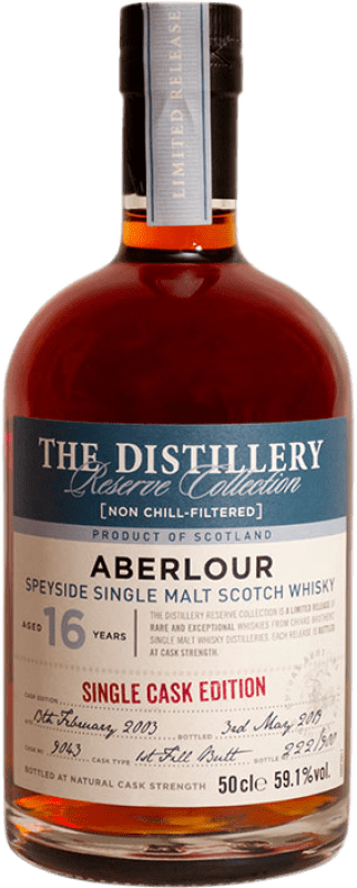 187,95 € 免费送货 | 威士忌单一麦芽威士忌 Aberlour Single Cask Edition Butt 苏格兰 英国 16 岁 瓶子 Medium 50 cl