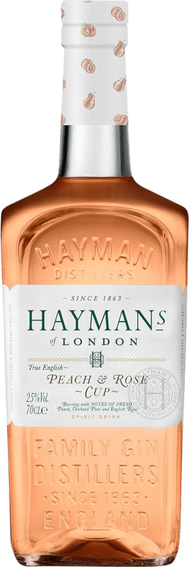 38,95 € Kostenloser Versand | Liköre Gin Hayman's Hayman's Peach & Rose Cup Großbritannien Flasche 70 cl