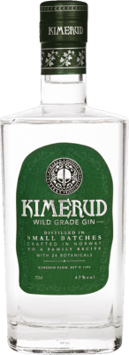 45,95 € Envío gratis | Ginebra Kimerud Farm Gin Wild Grade Noruega Botella 70 cl