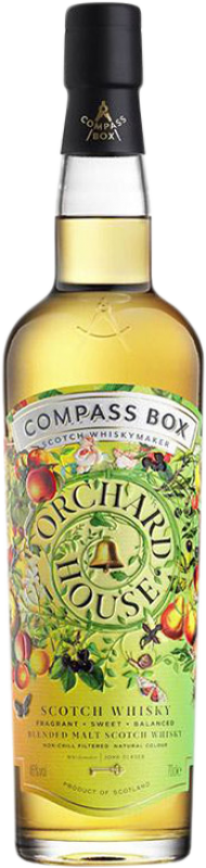 74,95 € Kostenloser Versand | Blended Whisky Compass Box Orchard House Schottland Großbritannien 70 cl