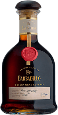 73,95 € Free Shipping | Brandy Barbadillo Solera Grand Reserve D.O. Jerez-Xérès-Sherry Andalusia Spain Bottle 75 cl