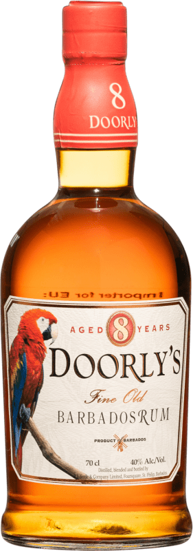 46,95 € Бесплатная доставка | Ром Doorly's Fine Old Barbados Rum Барбадос 8 Лет бутылка 70 cl