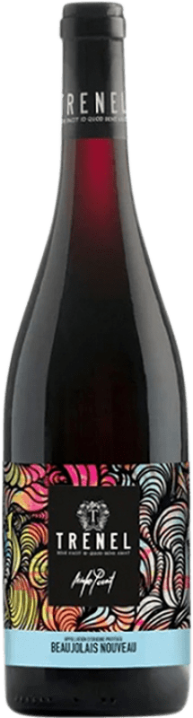 9,95 € 免费送货 | 红葡萄酒 Trénel Nouveau 年轻的 A.O.C. Beaujolais 博若莱 法国 Gamay — 佳美 75 cl