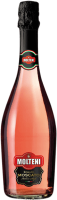 9,95 € Envio grátis | Vinho rosé Molteni Moscato Rosato D.O.C.G. Moscato d'Asti Itália Mascate Rosa Garrafa 75 cl