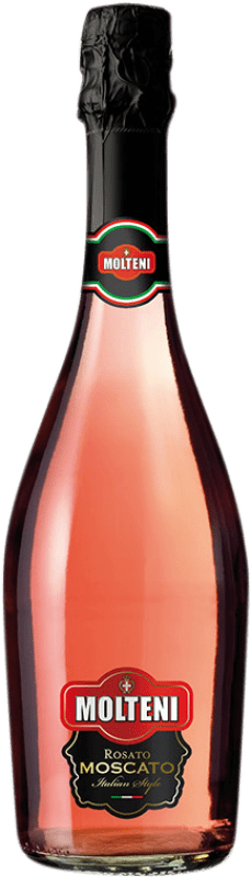 9,95 € Spedizione Gratuita | Vino rosato Molteni Moscato Rosato D.O.C.G. Moscato d'Asti Italia Moscato Rosa Bottiglia 75 cl