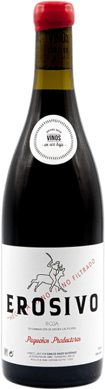 49,95 € Kostenloser Versand | Rotwein En Voz Baja Erosivo D.O.Ca. Rioja La Rioja Spanien Graciano, Rojal Flasche 75 cl