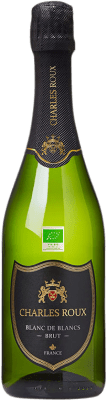 14,95 € Бесплатная доставка | Белое игристое Veuve Ambal Charles Roux Blanc de Blancs Bio брют A.O.C. Bourgogne Бургундия Франция Chardonnay бутылка 75 cl