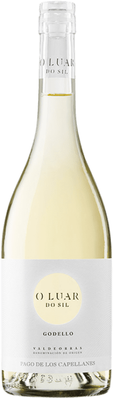12,95 € Бесплатная доставка | Белое вино Pago de los Capellanes O Luar do Sil D.O. Valdeorras Галисия Испания Godello бутылка 75 cl