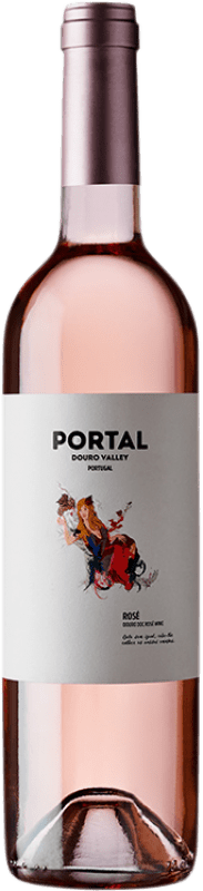 9,95 € Envio grátis | Vinho Rosé Quinta do Portal Rosé I.G. Douro Douro Portugal Touriga Nacional, Tinta Roriz 75 cl