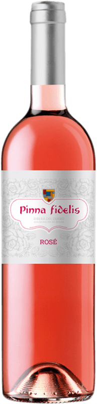 6,95 € 免费送货 | 玫瑰酒 Pinna Fidelis Rosado D.O. Ribera del Duero 卡斯蒂利亚莱昂 西班牙 Tempranillo 瓶子 75 cl