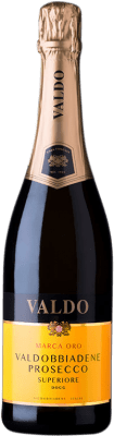 15,95 € Spedizione Gratuita | Spumante bianco Valdo Marca Oro Superiore Extra Secco D.O.C.G. Prosecco di Conegliano-Valdobbiadene Treviso Italia Glera Bottiglia 75 cl