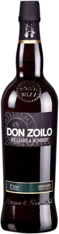 12,95 € 免费送货 | 强化酒 Williams & Humbert Don Zoilo Fino en Rama D.O. Jerez-Xérès-Sherry 安达卢西亚 西班牙 Palomino Fino 瓶子 75 cl