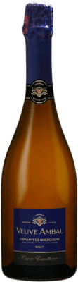 32,95 € Kostenloser Versand | Weißer Sekt Veuve Ambal Cuvée Excellence Blanc Crémant Brut A.O.C. Bourgogne Burgund Frankreich Pinot Schwarz, Gamay, Chardonnay Flasche 75 cl