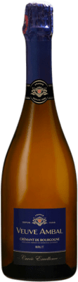 31,95 € Бесплатная доставка | Белое игристое вино Veuve Ambal Cuvée Excellence Blanc брют A.O.C. Crémant de Bourgogne Бургундия Франция Pinot Black, Gamay, Chardonnay бутылка 75 cl