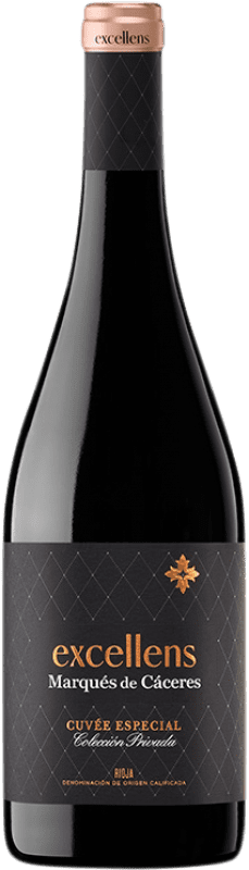 13,95 € Envío gratis | Vino tinto Marqués de Cáceres Excellens Cuvée Especial Colección Privada Crianza D.O.Ca. Rioja La Rioja España Tempranillo Botella 75 cl