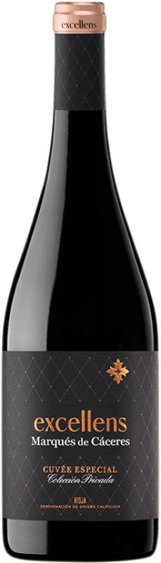 13,95 € Kostenloser Versand | Rotwein Marqués de Cáceres Excellens Cuvée Especial Colección Privada Alterung D.O.Ca. Rioja La Rioja Spanien Tempranillo Flasche 75 cl