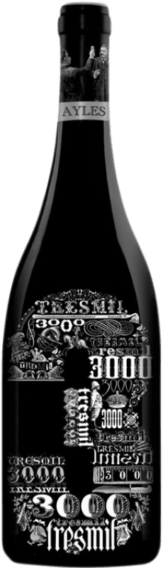 23,95 € Envoi gratuit | Vin Rouge Pago de Aylés 3 de Tres Mil Crianza D.O.P. Vino de Pago Aylés Aragon Espagne Merlot, Garnacha — Grenache, Cabernet Sauvignon Bouteille 75 cl