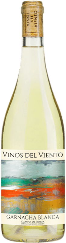 14,95 € Envío gratis | Vino blanco Vinos del Viento D.O. Campo de Borja Aragón España Garnacha Blanca Botella 75 cl