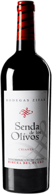14,95 € Free Shipping | Red wine Zifar Senda de los Olivos Aged D.O. Ribera del Duero Castilla y León Spain Tempranillo Bottle 75 cl