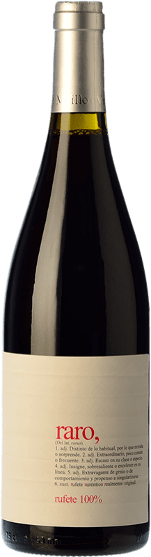 14,95 € Envío gratis | Vino tinto Vinos La Zorra Raro D.O.P. Vino de Calidad Sierra de Salamanca Castilla y León España Rufete Botella 75 cl