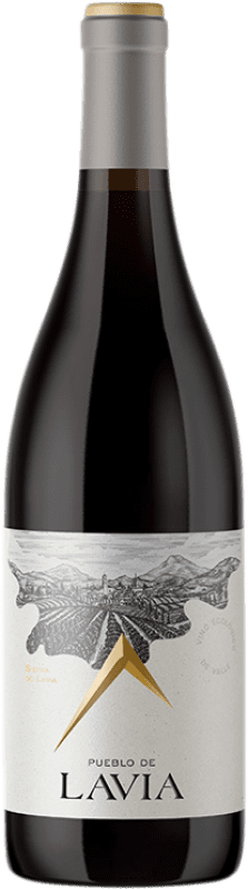 9,95 € Envío gratis | Vino tinto Lavia Pueblo D.O. Bullas Región de Murcia España Monastrell Botella 75 cl