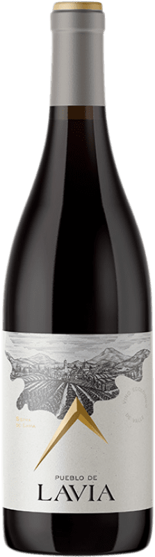 13,95 € 免费送货 | 红酒 Lavia Pueblo de Lavia D.O. Bullas 穆尔西亚地区 西班牙 Monastrell 瓶子 75 cl