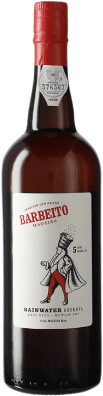 16,95 € 送料無料 | 強化ワイン Barbeito Rainwater Medium Dry 予約 I.G. Madeira マデイラ島 ポルトガル Verdejo, Tinta Negra 5 年 ボトル 75 cl