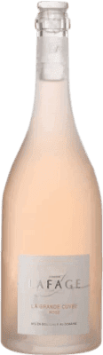 24,95 € Envio grátis | Vinho rosé Lafage la Grande Cuvée Crianza A.O.C. França França Grenache, Monastrell, Grenache Cinza Garrafa 75 cl
