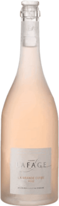 17,95 € Free Shipping | Rosé wine Domaine Lafage la Grande Cuvée Crianza Otras A.O.C. Francia France Grenache, Monastrell, Grenache Grey Bottle 75 cl