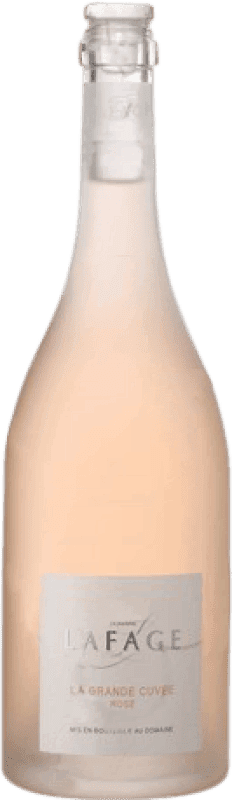 25,95 € Envío gratis | Vino rosado Domaine Lafage la Grande Cuvée Crianza A.O.C. Francia Francia Garnacha, Monastrell, Garnacha Gris Botella 75 cl