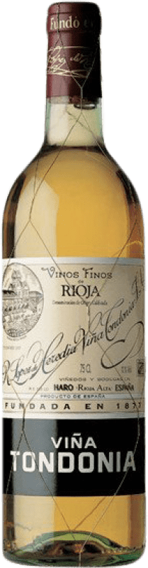 34,95 € Envio grátis | Vinho branco López de Heredia Viña Tondonia Reserva D.O.Ca. Rioja La Rioja Espanha Malvasía, Macabeo Garrafa 75 cl