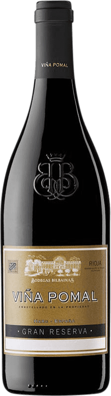 37,95 € Free Shipping | Red wine Bodegas Bilbaínas Viña Pomal Grand Reserve D.O.Ca. Rioja The Rioja Spain Tempranillo, Graciano, Mazuelo, Carignan Bottle 75 cl