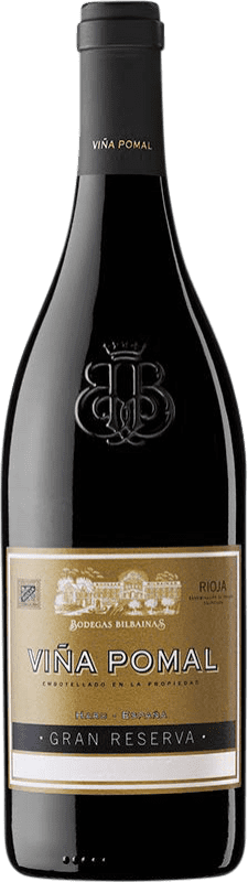 42,95 € Kostenloser Versand | Rotwein Bodegas Bilbaínas Viña Pomal Große Reserve — Lange Reifung D.O.Ca. Rioja La Rioja Spanien Tempranillo, Graciano, Mazuelo, Cariñena — Carignan Flasche 75 cl